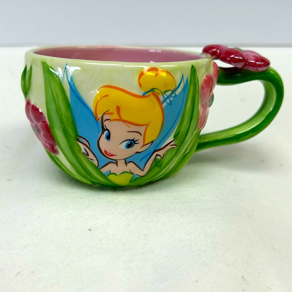 Disney Store 3.5 x 2.5  TINKERBELL ceramic teacup